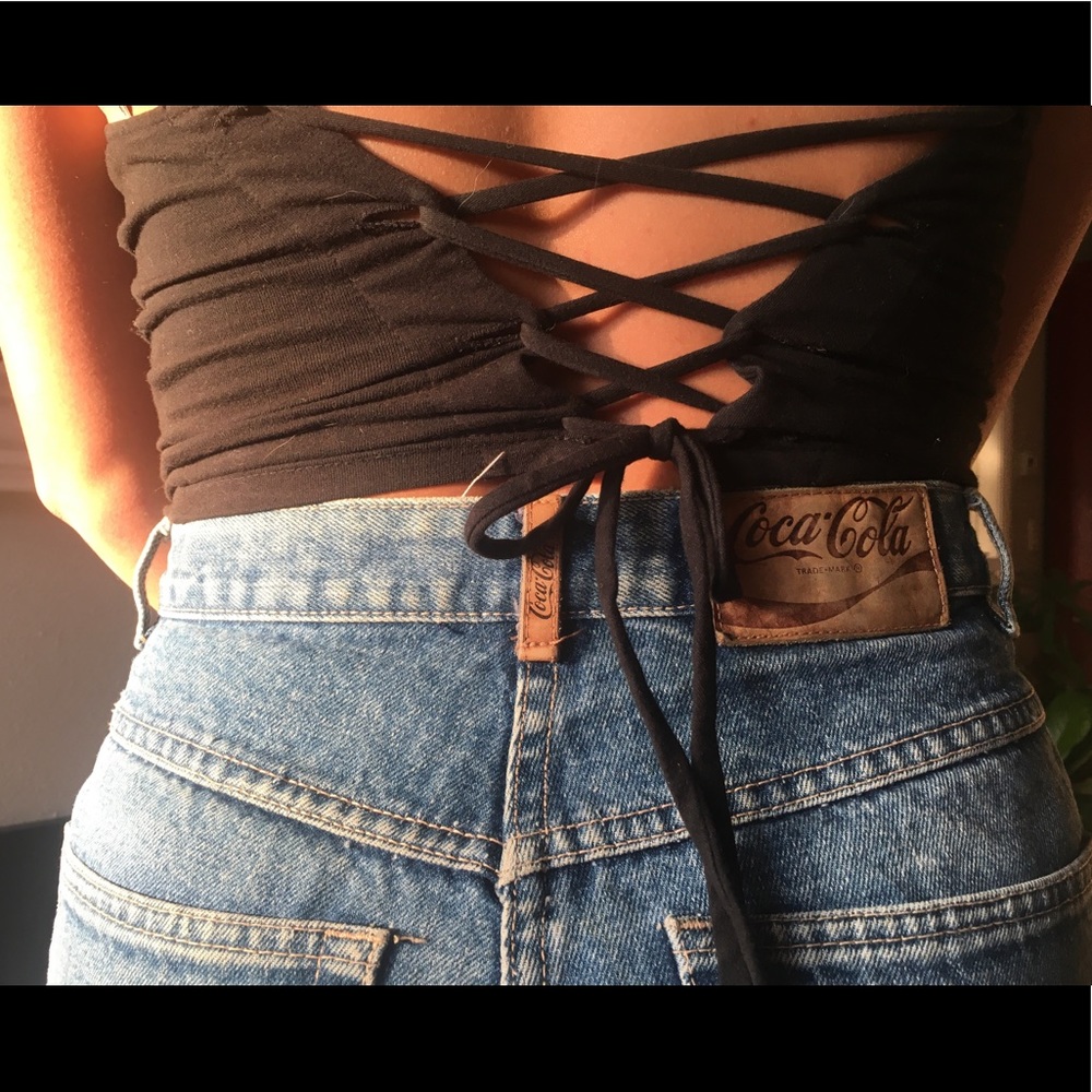 High Rise Vintage Coca-Cola Mom Jeans